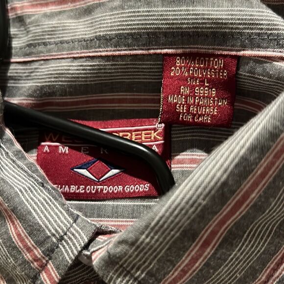 Gray Button Down - Picture 3 of 5